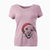 Santa Frankie Tankie the Boxer Mix - Women's V-neck Shirt