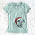 Santa Frankie Tankie the Boxer Mix - Women's V-neck Shirt