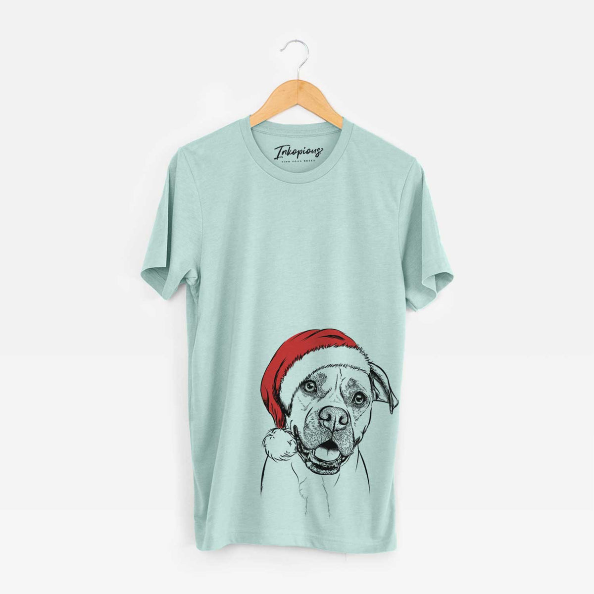 Santa Frankie Tankie the Boxer Mix - Unisex Crewneck
