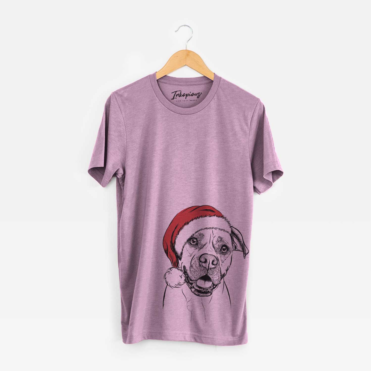 Santa Frankie Tankie the Boxer Mix - Unisex Crewneck