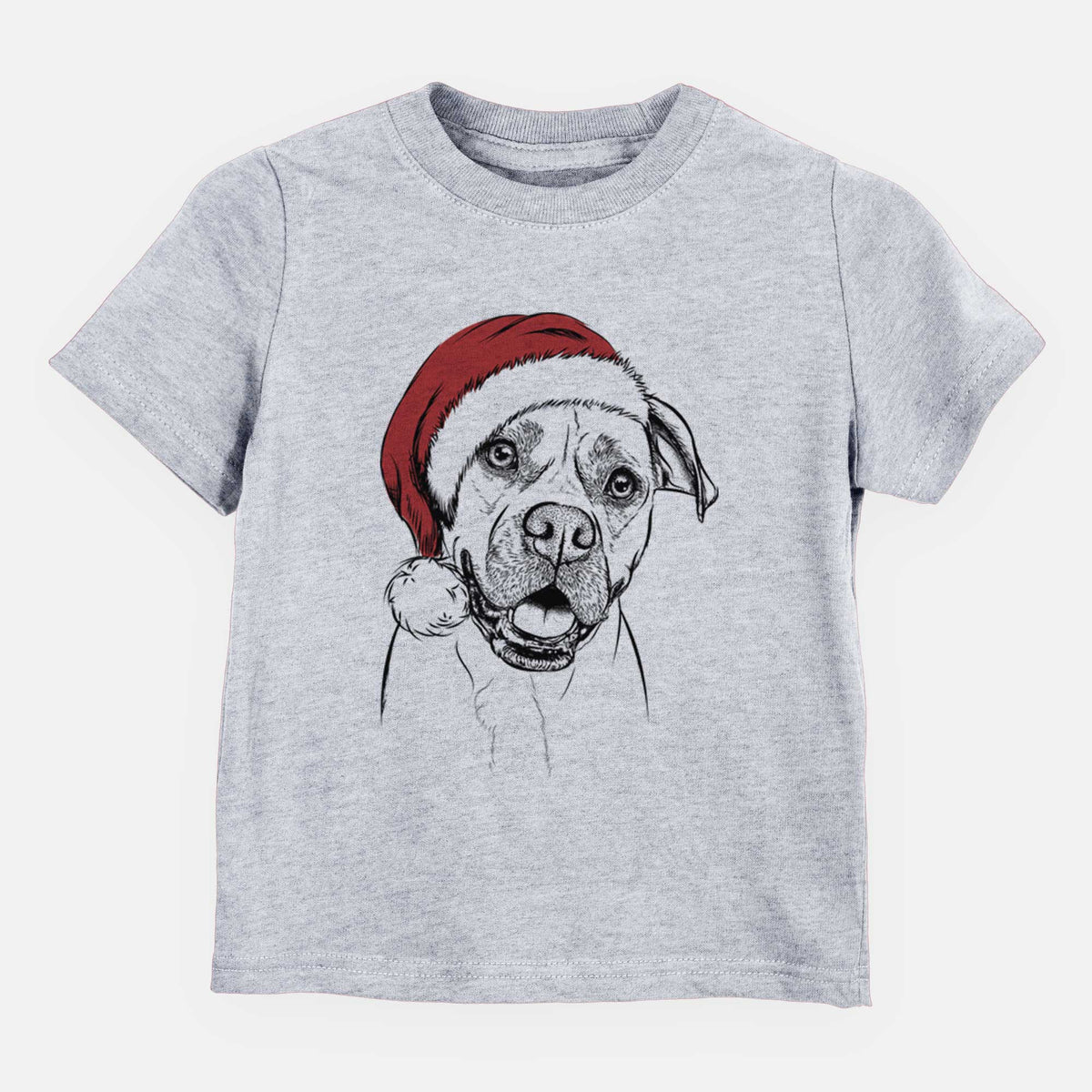 Santa Frankie Tankie the Boxer Mix - Kids/Youth/Toddler Shirt