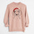 Santa Frejya the Weimaraner - Unisex Pigment Dyed Crew Sweatshirt