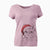 Santa Fudge the French Bulldog - Women's V-neck Shirt