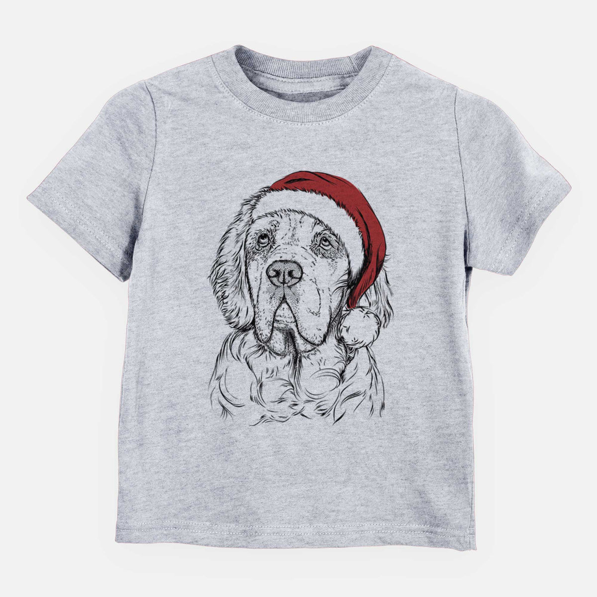 Santa Gary the Clumber Spaniel - Kids/Youth/Toddler Shirt