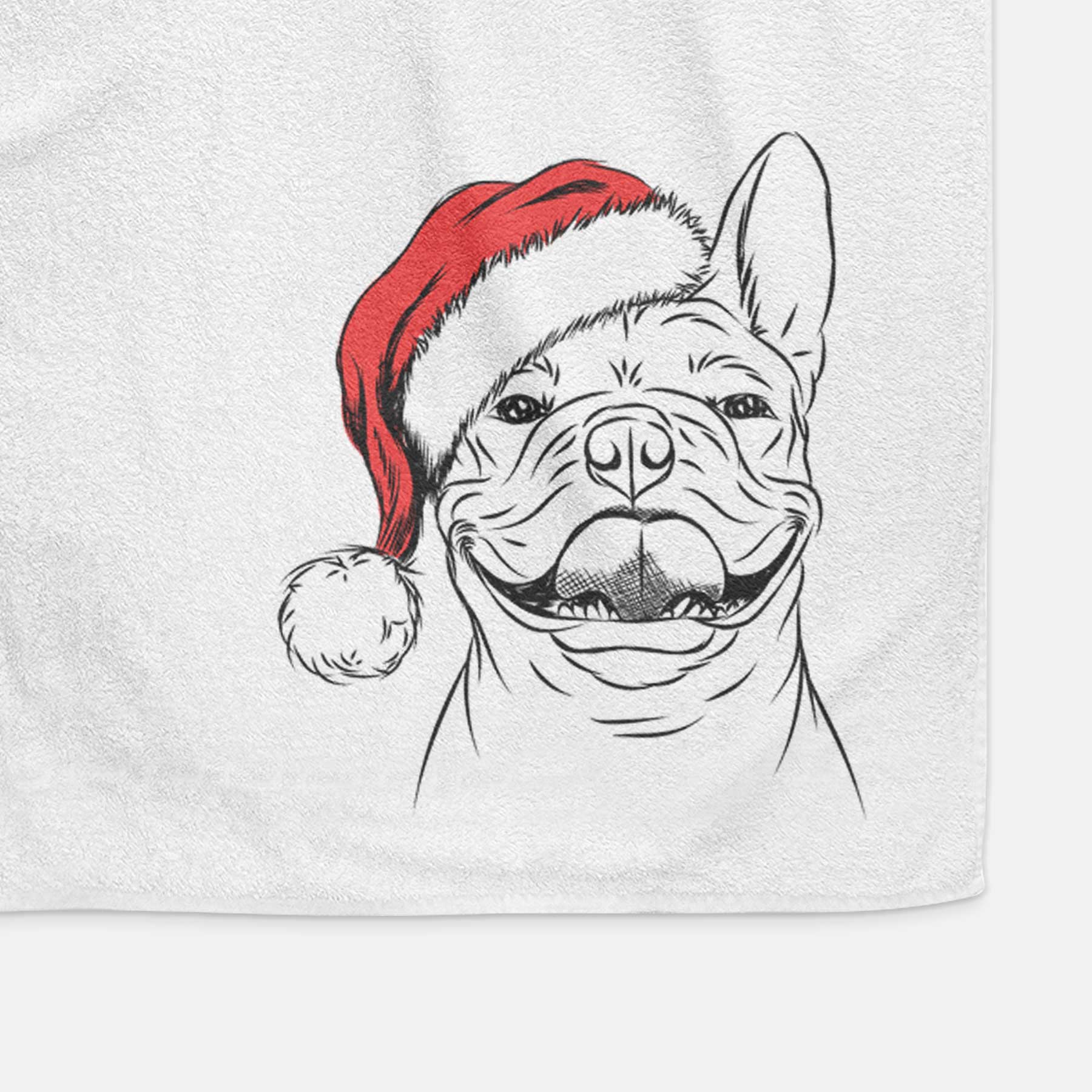 Gaston the French Bulldog Decorative Hand Towel