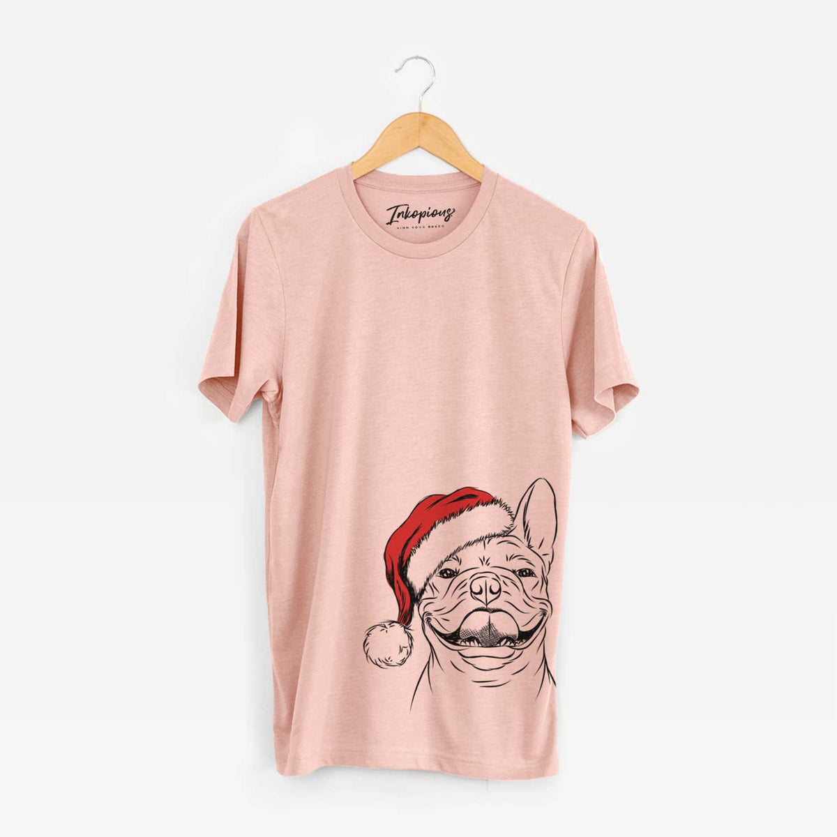 Santa Gaston the French Bulldog - Unisex Crewneck