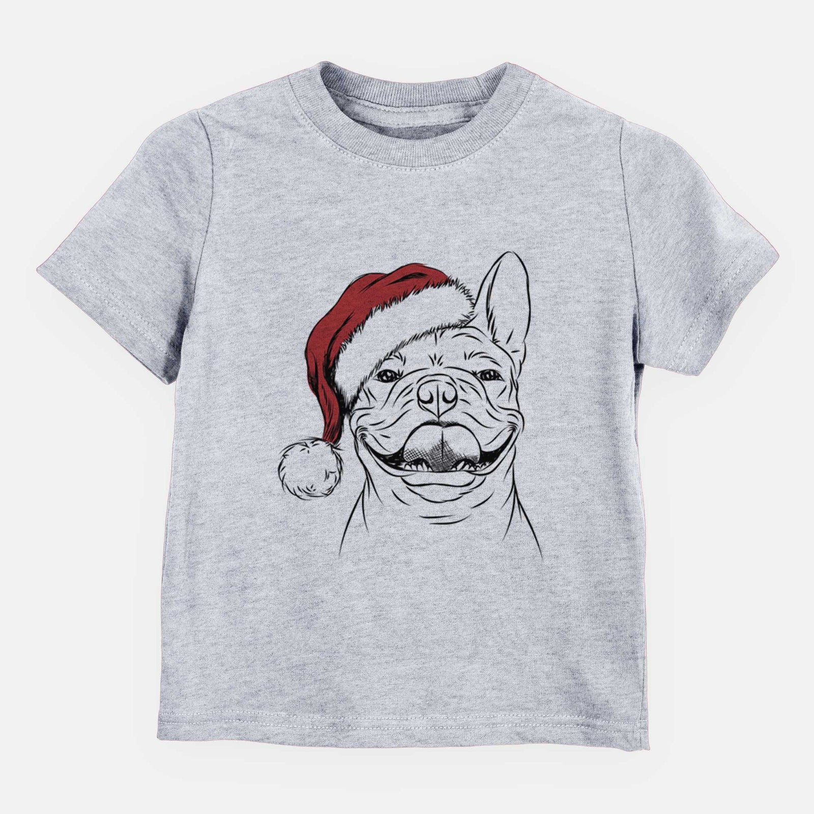 Santa Gaston the French Bulldog - Kids/Youth/Toddler Shirt