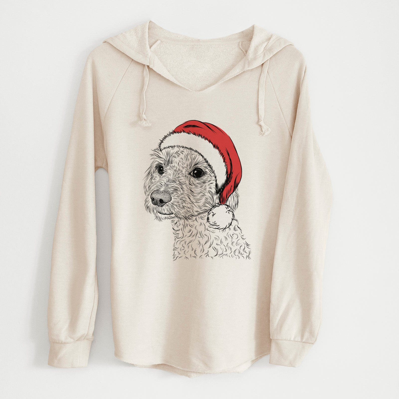 Santa Georgie Boy the Mixed Breed - Cali Wave Hooded Sweatshirt