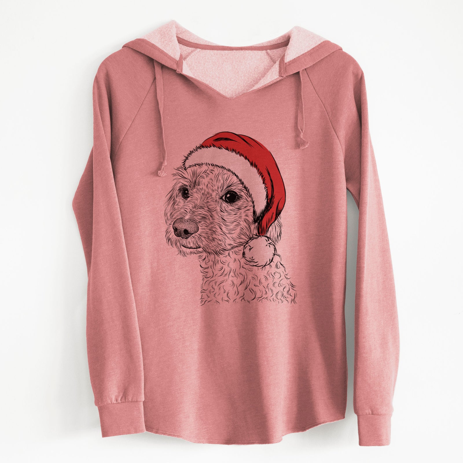 Santa Georgie Boy the Mixed Breed - Cali Wave Hooded Sweatshirt