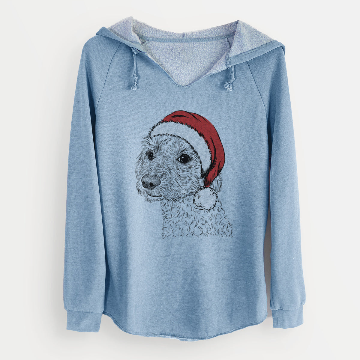 Santa Georgie Boy the Mixed Breed - Cali Wave Hooded Sweatshirt