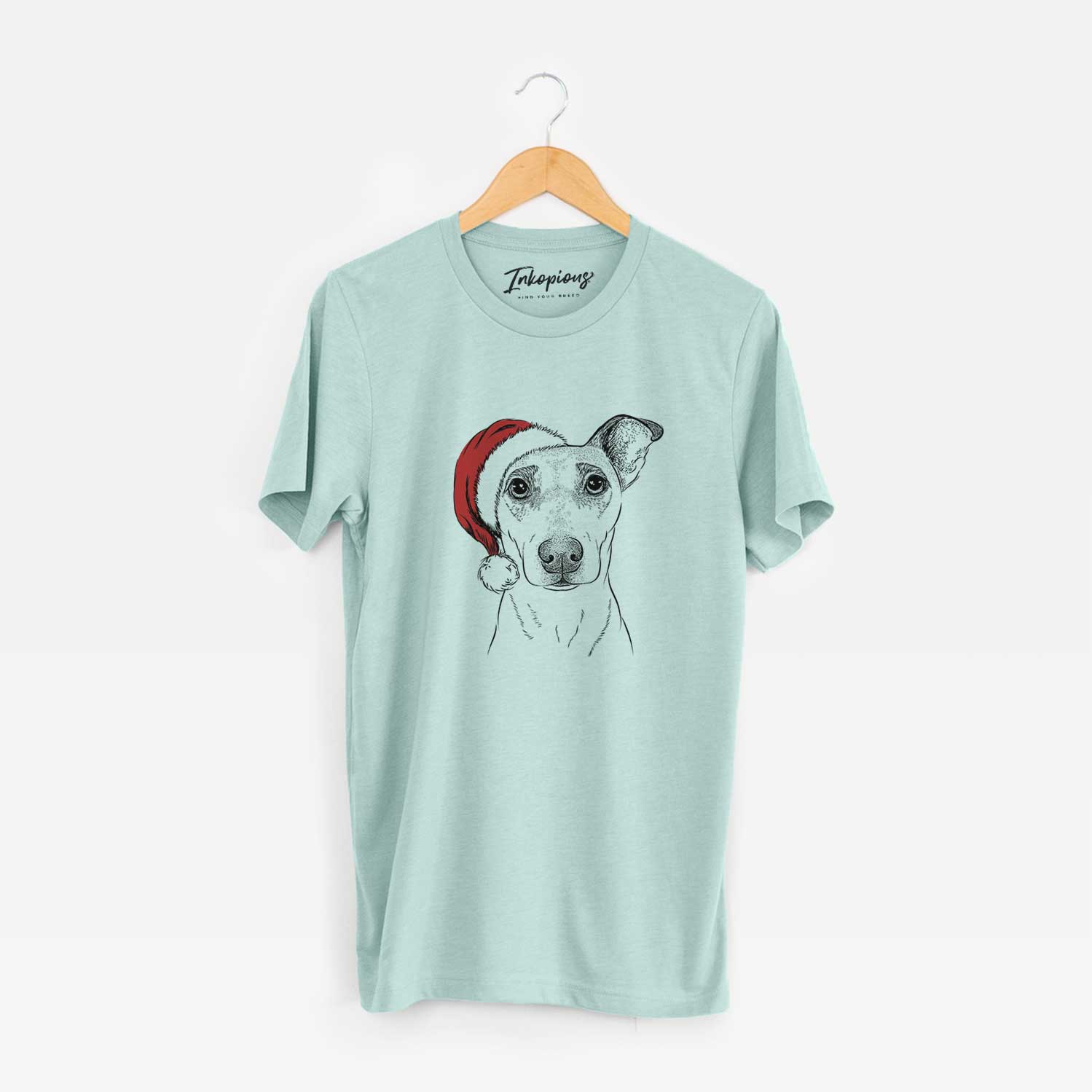 Santa Georgie Rat the Terrier Mix - Unisex Crewneck