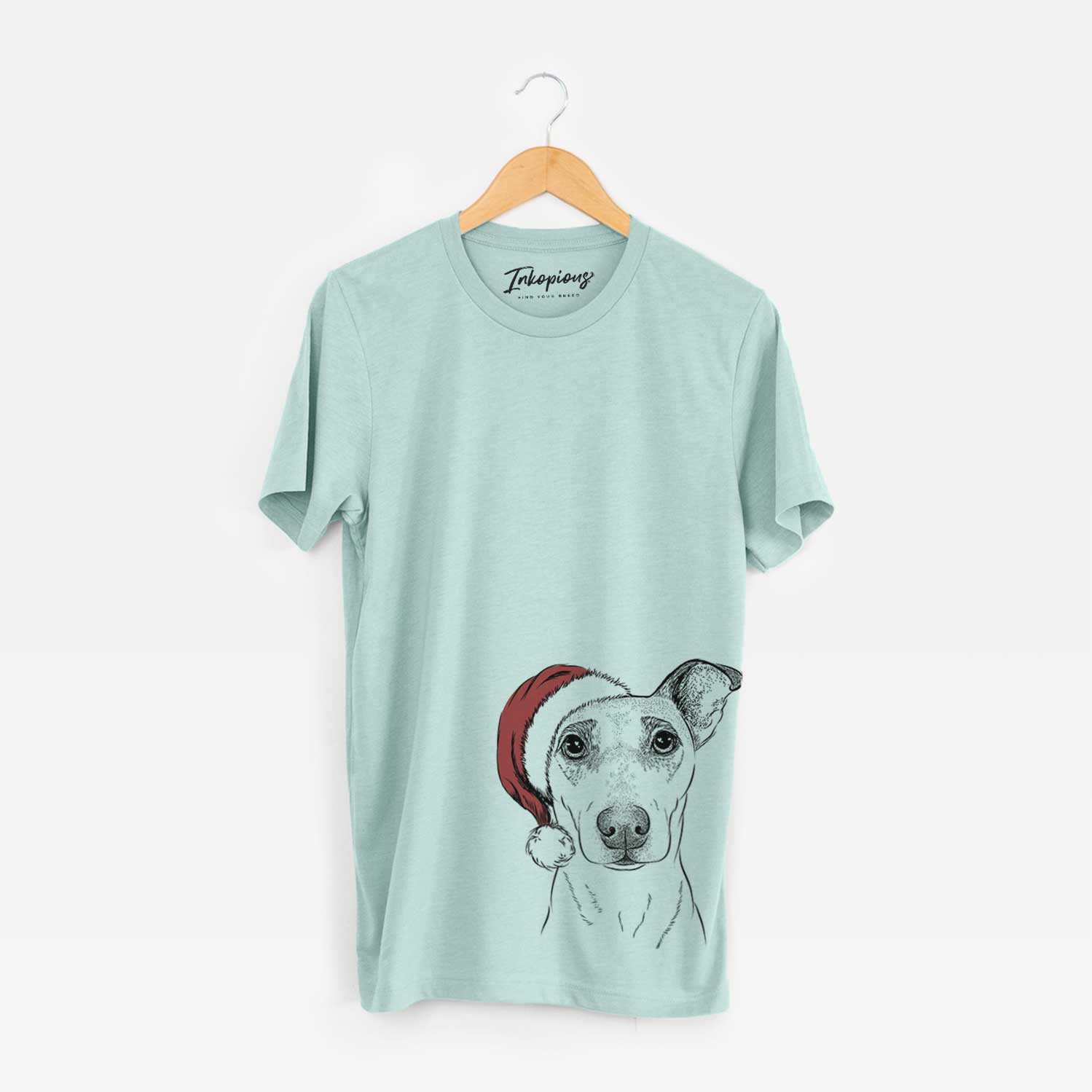 Santa Georgie Rat the Terrier Mix - Unisex Crewneck