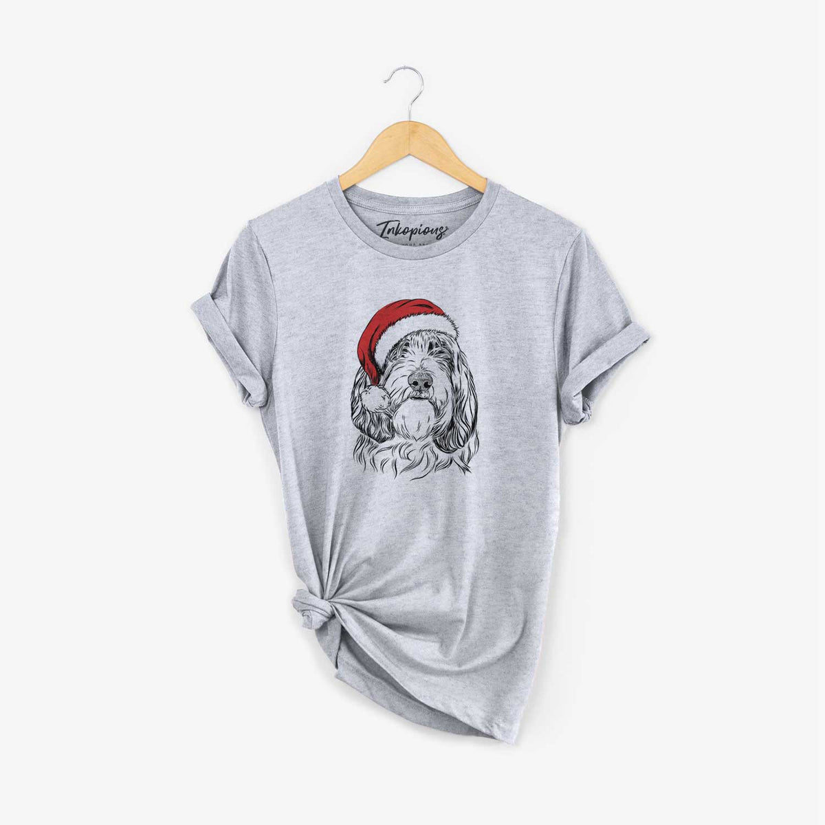 Santa Gerard the Petit Basset Griffon Vendeen - Unisex Crewneck