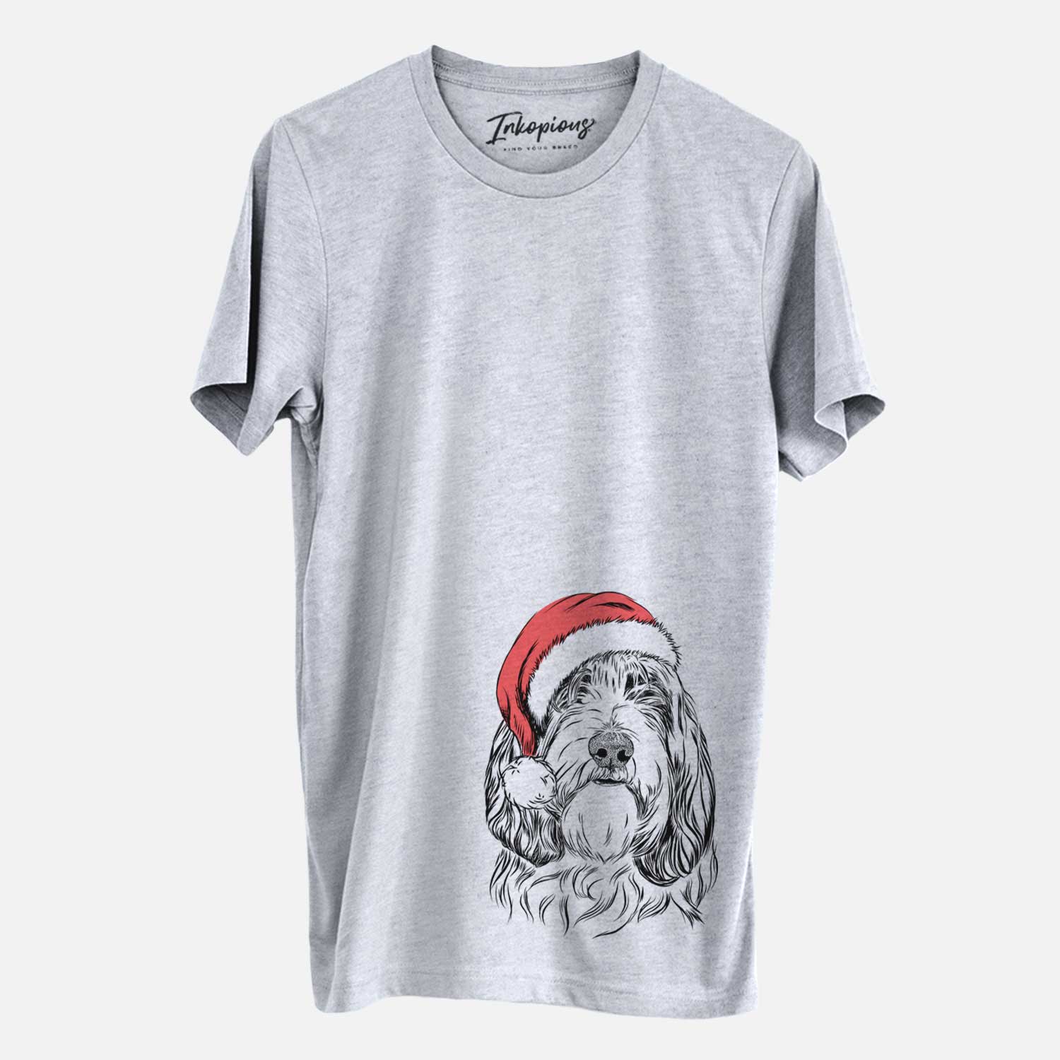 Santa Gerard the Petit Basset Griffon Vendeen - Unisex Crewneck