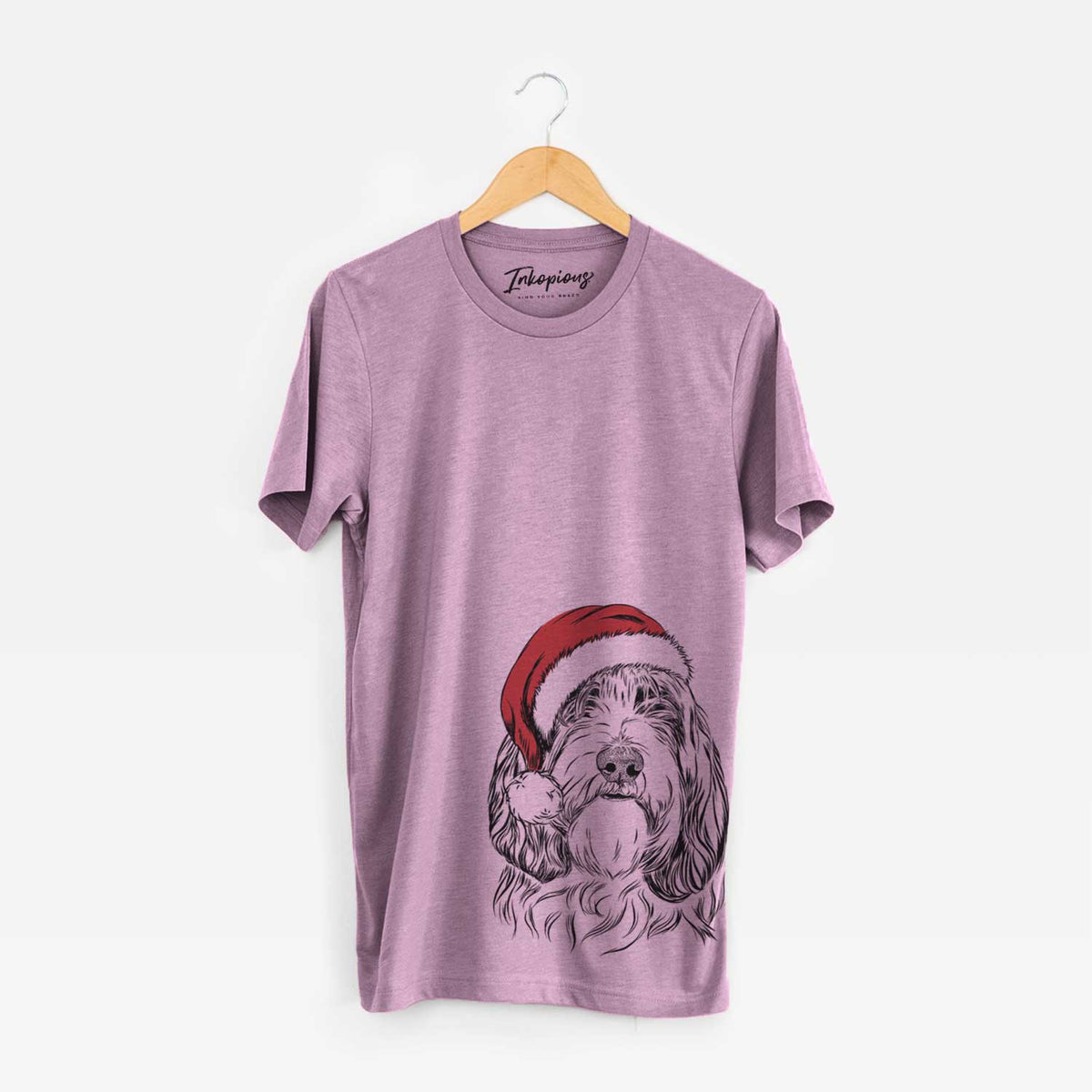 Santa Gerard the Petit Basset Griffon Vendeen - Unisex Crewneck