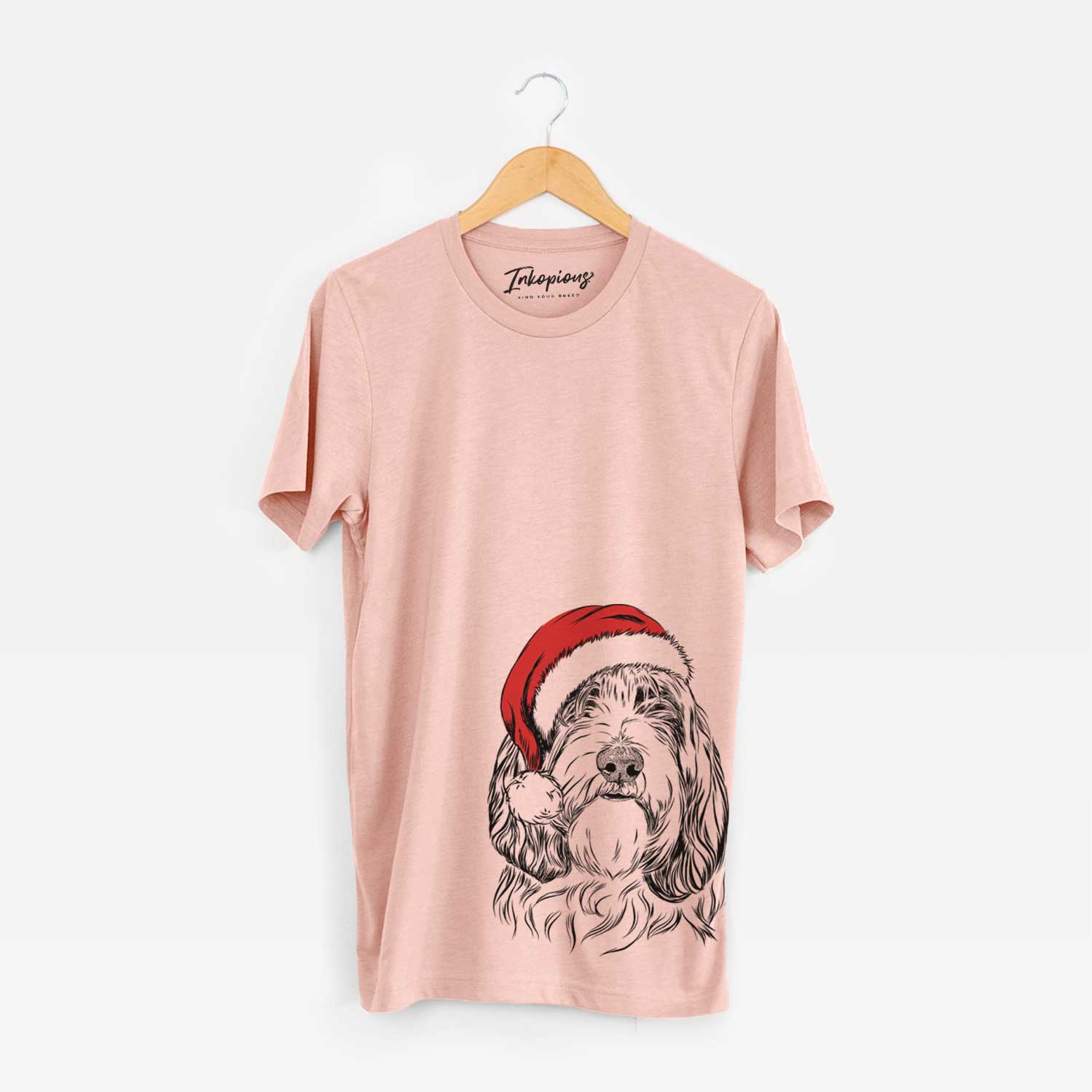 Santa Gerard the Petit Basset Griffon Vendeen - Unisex Crewneck