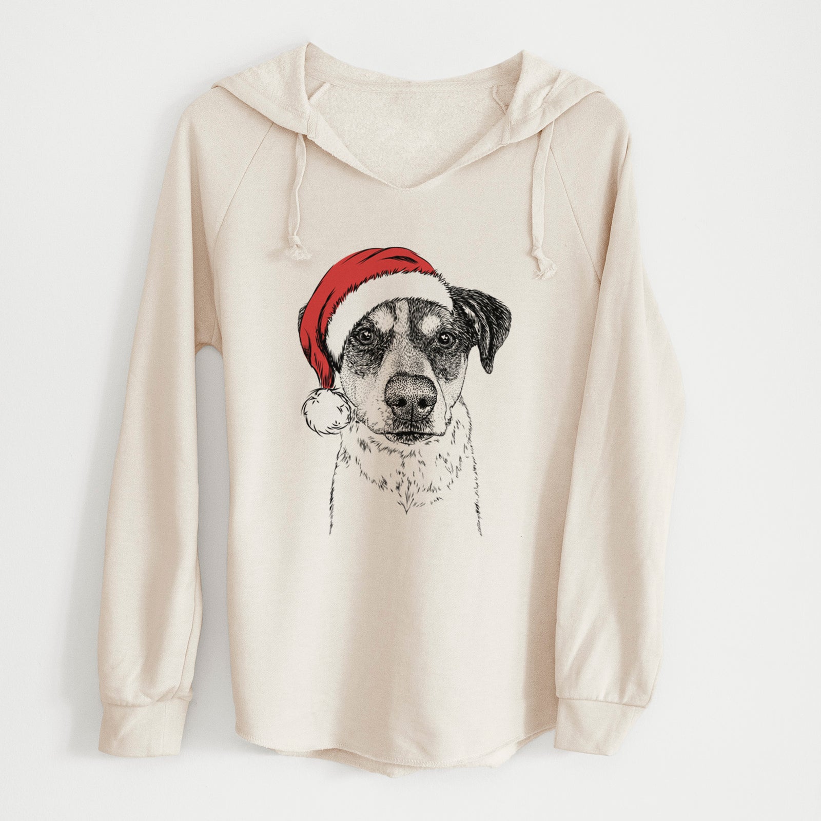 Santa Gertrude the Mixed Breed - Cali Wave Hooded Sweatshirt