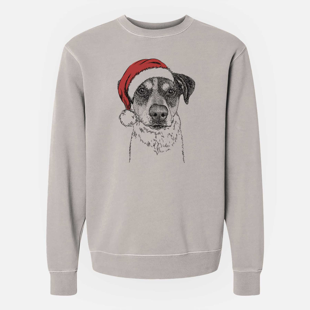 Santa Gertrude the Mixed Breed - Unisex Pigment Dyed Crew Sweatshirt