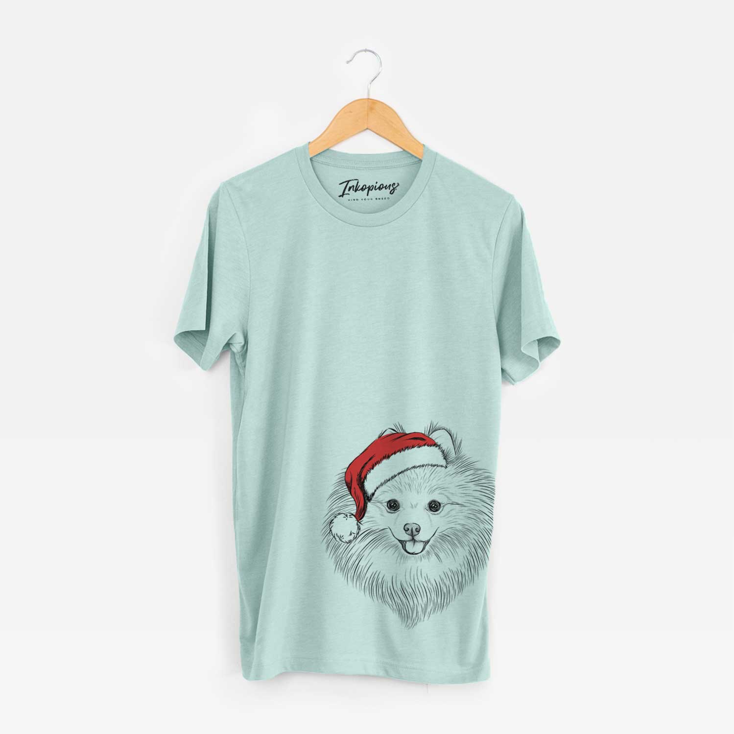 Santa GiGi the Pomeranian - Unisex Crewneck