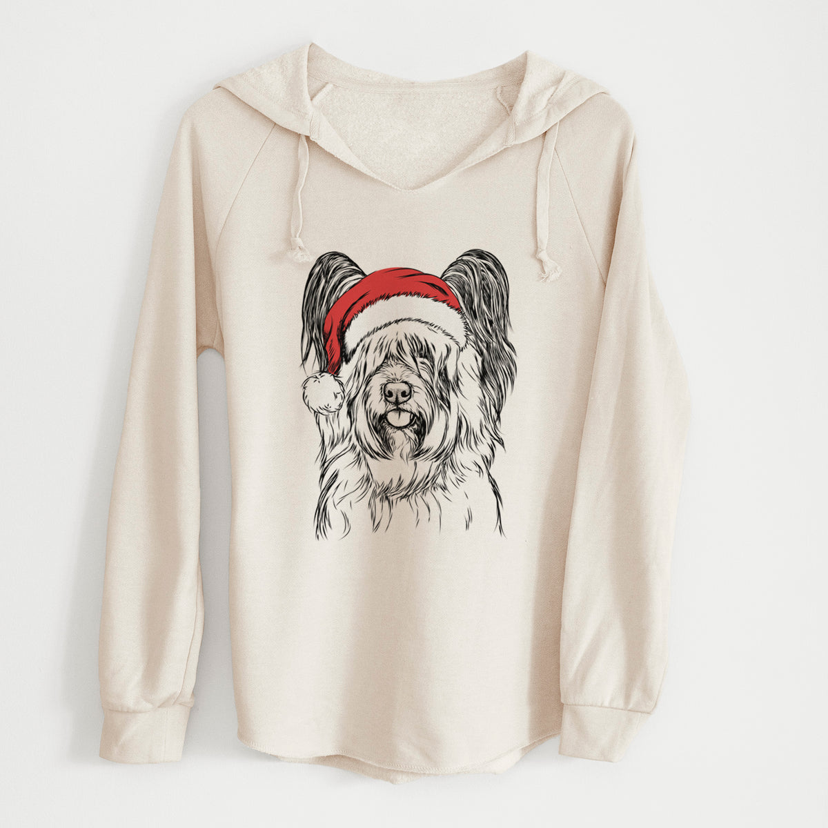 Santa Gideon the Skye Terrier - Cali Wave Hooded Sweatshirt