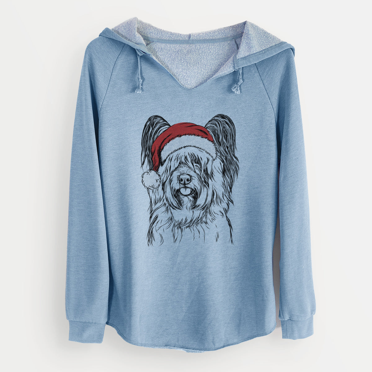 Santa Gideon the Skye Terrier - Cali Wave Hooded Sweatshirt