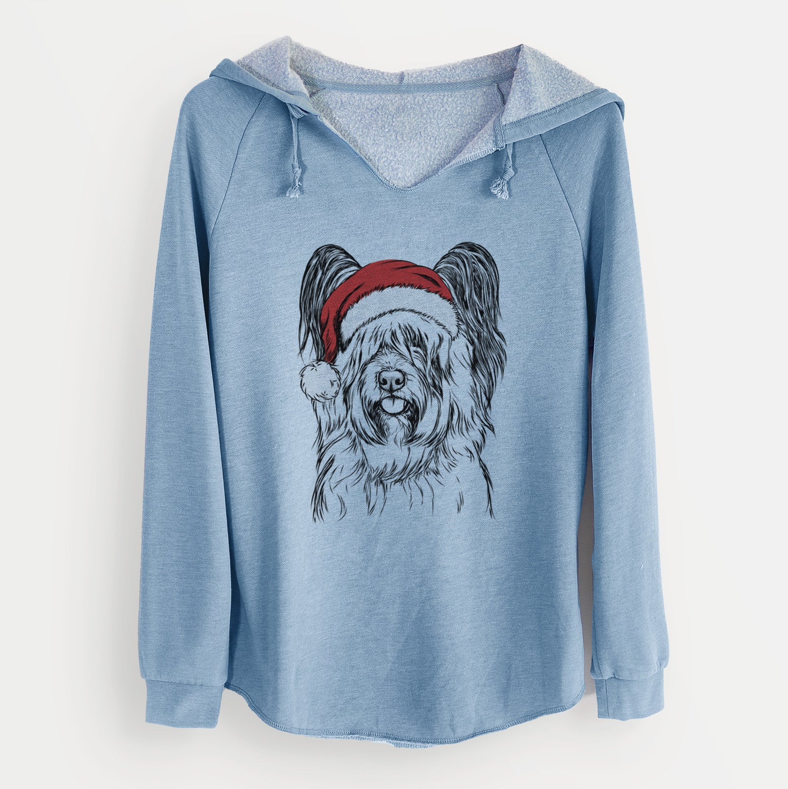 Santa Gideon the Skye Terrier - Cali Wave Hooded Sweatshirt