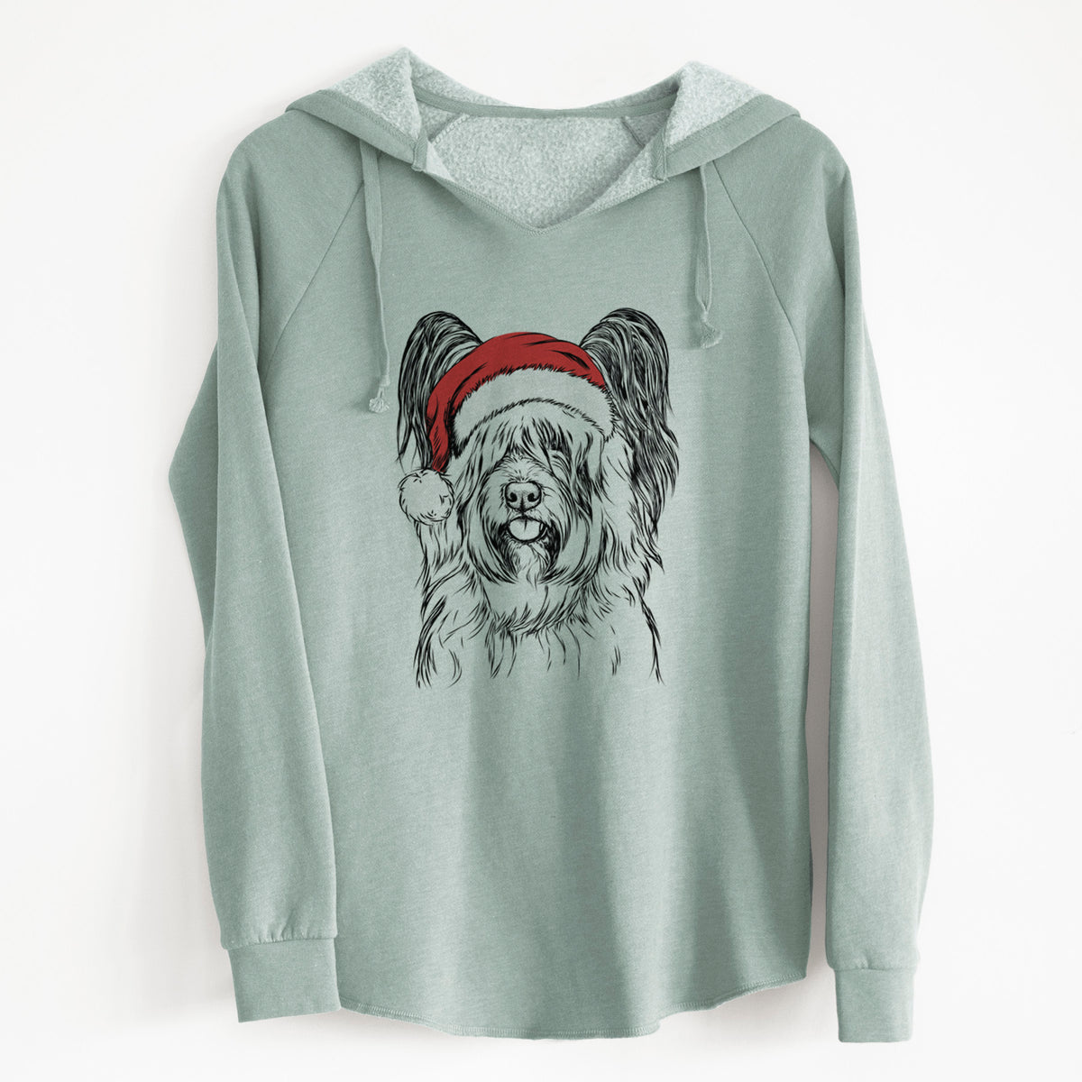 Santa Gideon the Skye Terrier - Cali Wave Hooded Sweatshirt
