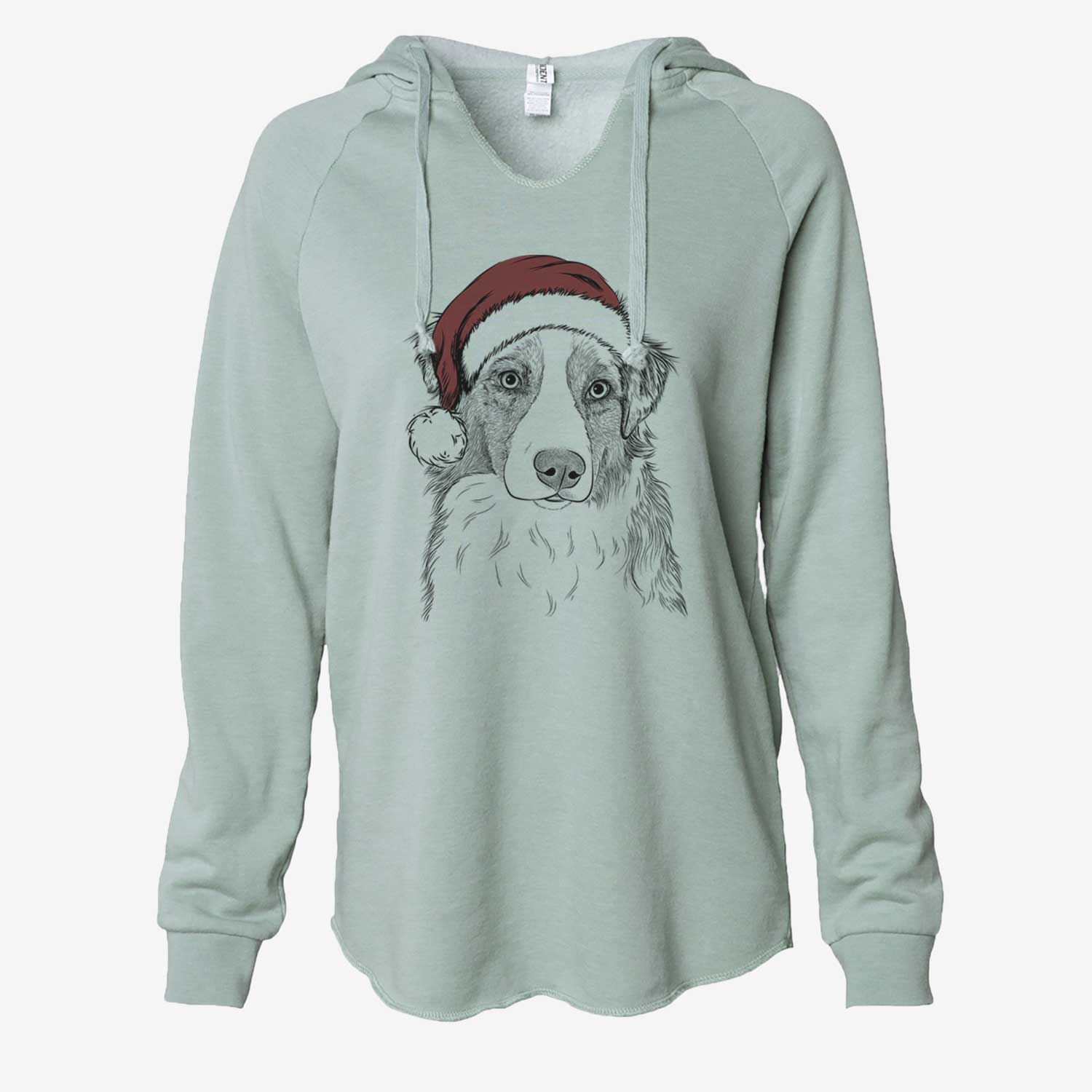 Ginger the Australian Shepherd - Cali Wave Hooded Sweatshirt