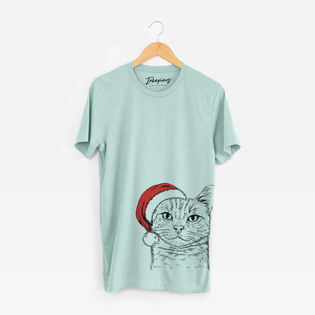Santa Ginger Tom the Tabby Cat - Unisex Crewneck