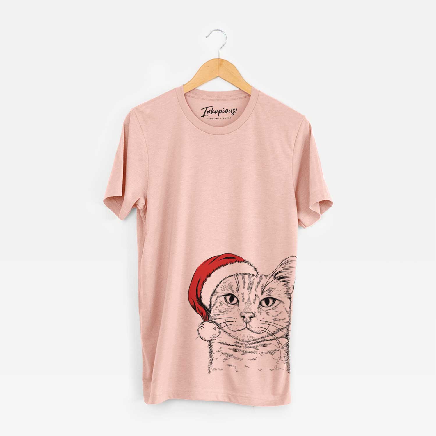 Santa Ginger Tom the Tabby Cat - Unisex Crewneck