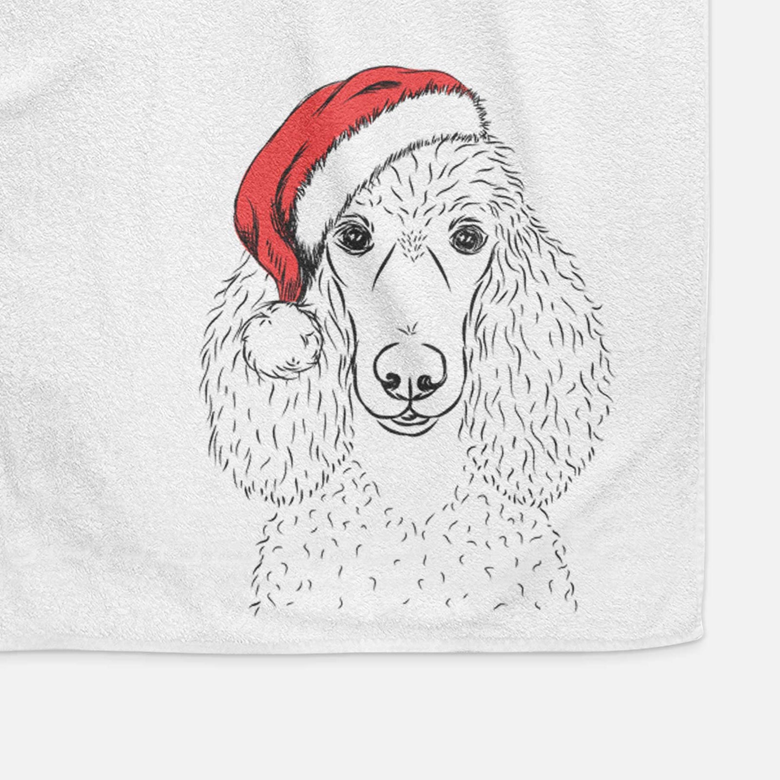 Giovanni the Poodle Decorative Hand Towel