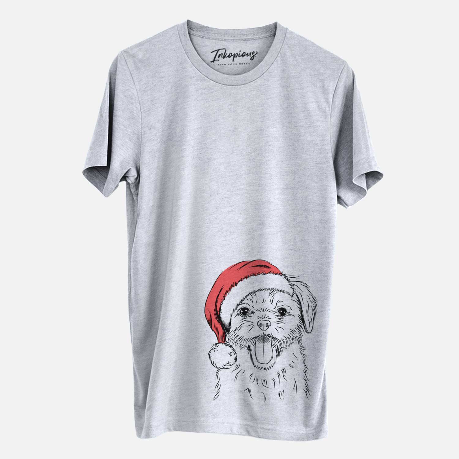 Santa Gizmo the Maltese - Unisex Crewneck