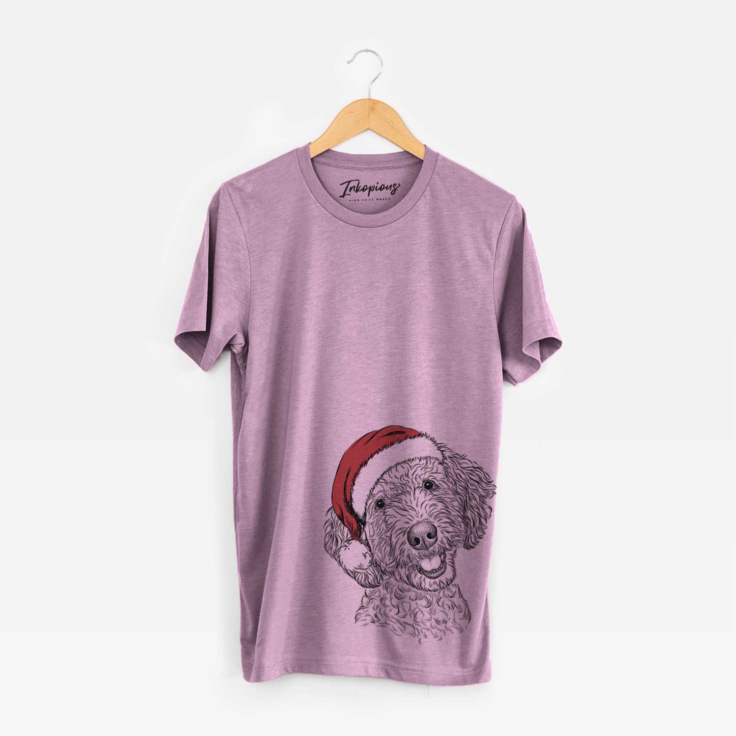 Santa Gizmo the Goldendoodle - Unisex Crewneck