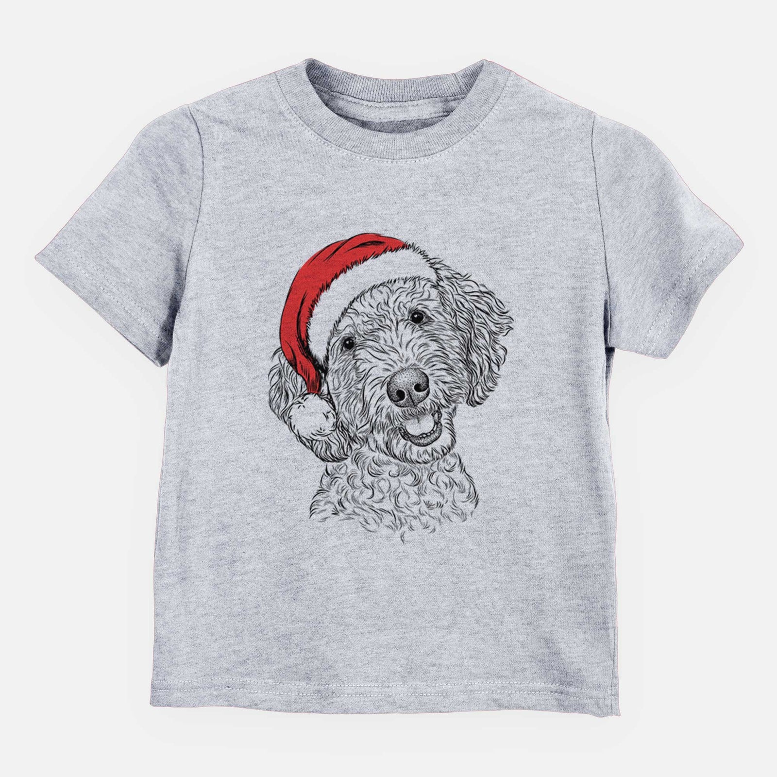 Santa Gizmo the Goldendoodle - Kids/Youth/Toddler Shirt