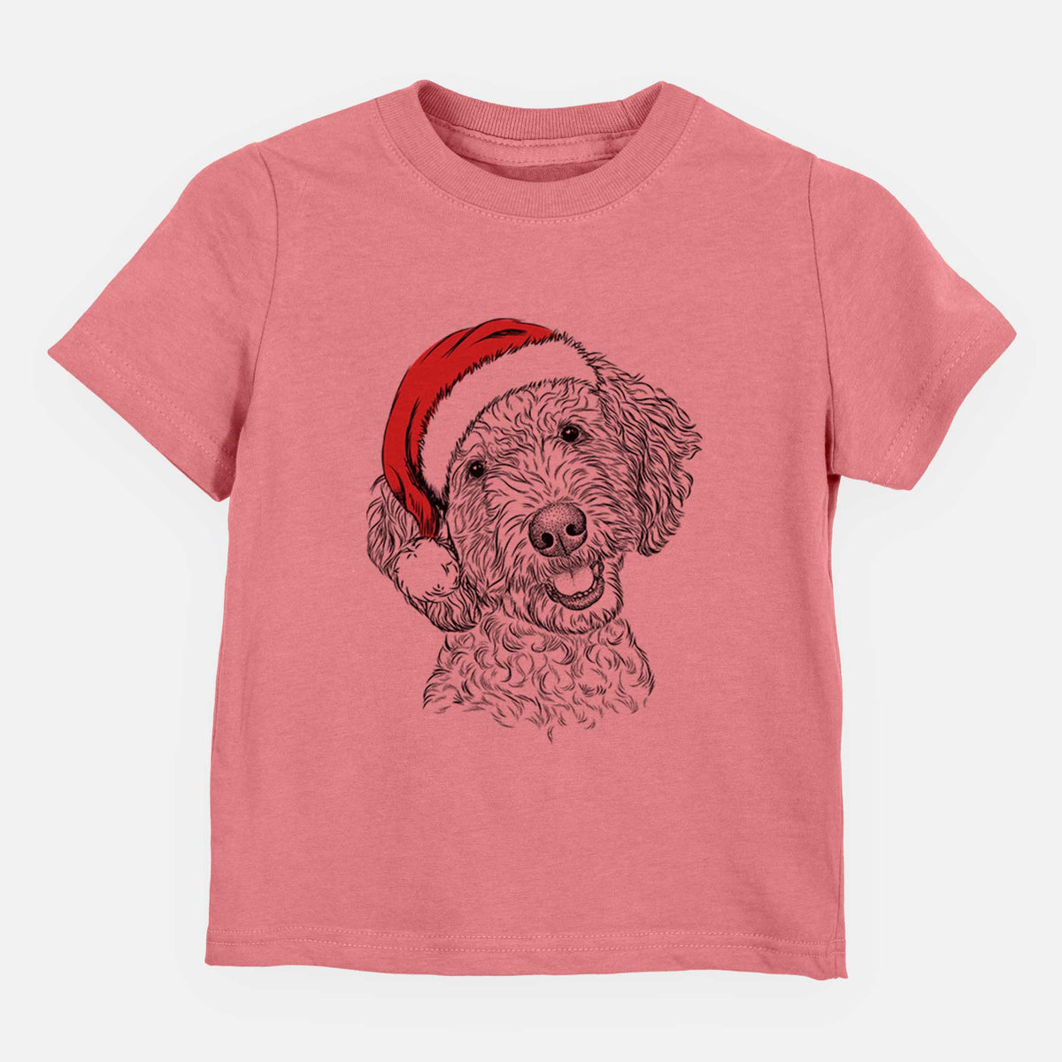 Santa Gizmo the Goldendoodle - Kids/Youth/Toddler Shirt