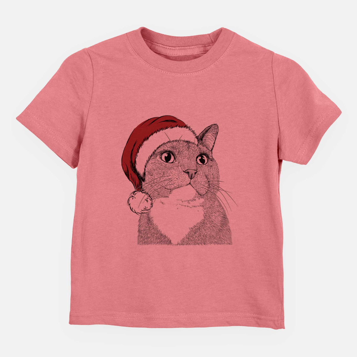 Santa Gizmo the Grey Cat - Kids/Youth/Toddler Shirt