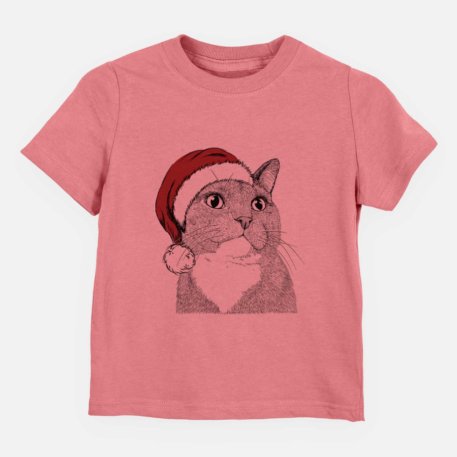 Santa Gizmo the Grey Cat - Kids/Youth/Toddler Shirt