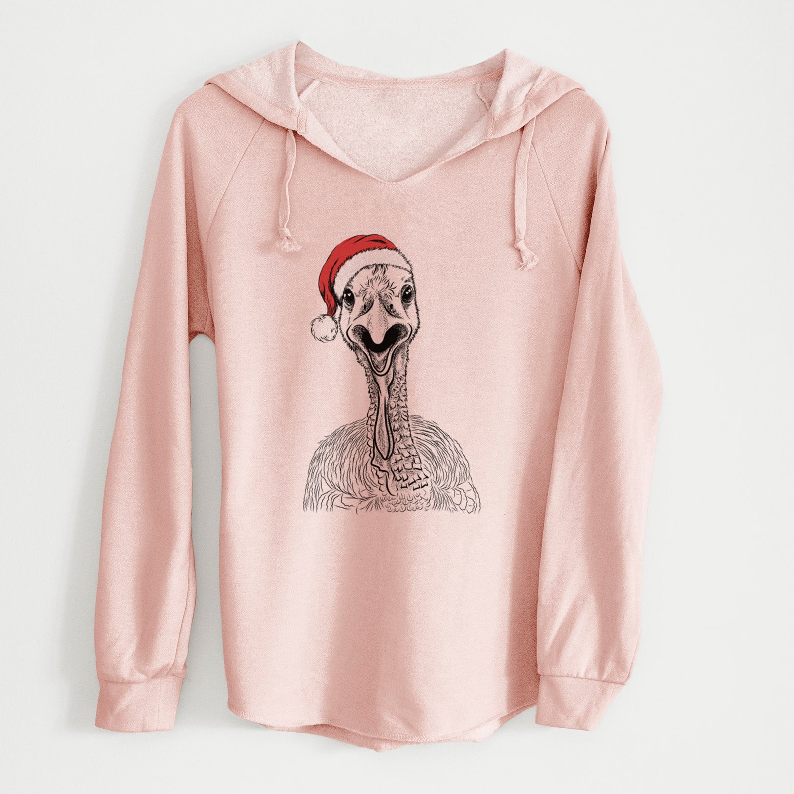 Santa Gobble the Turkey - Cali Wave Hooded Sweatshirt