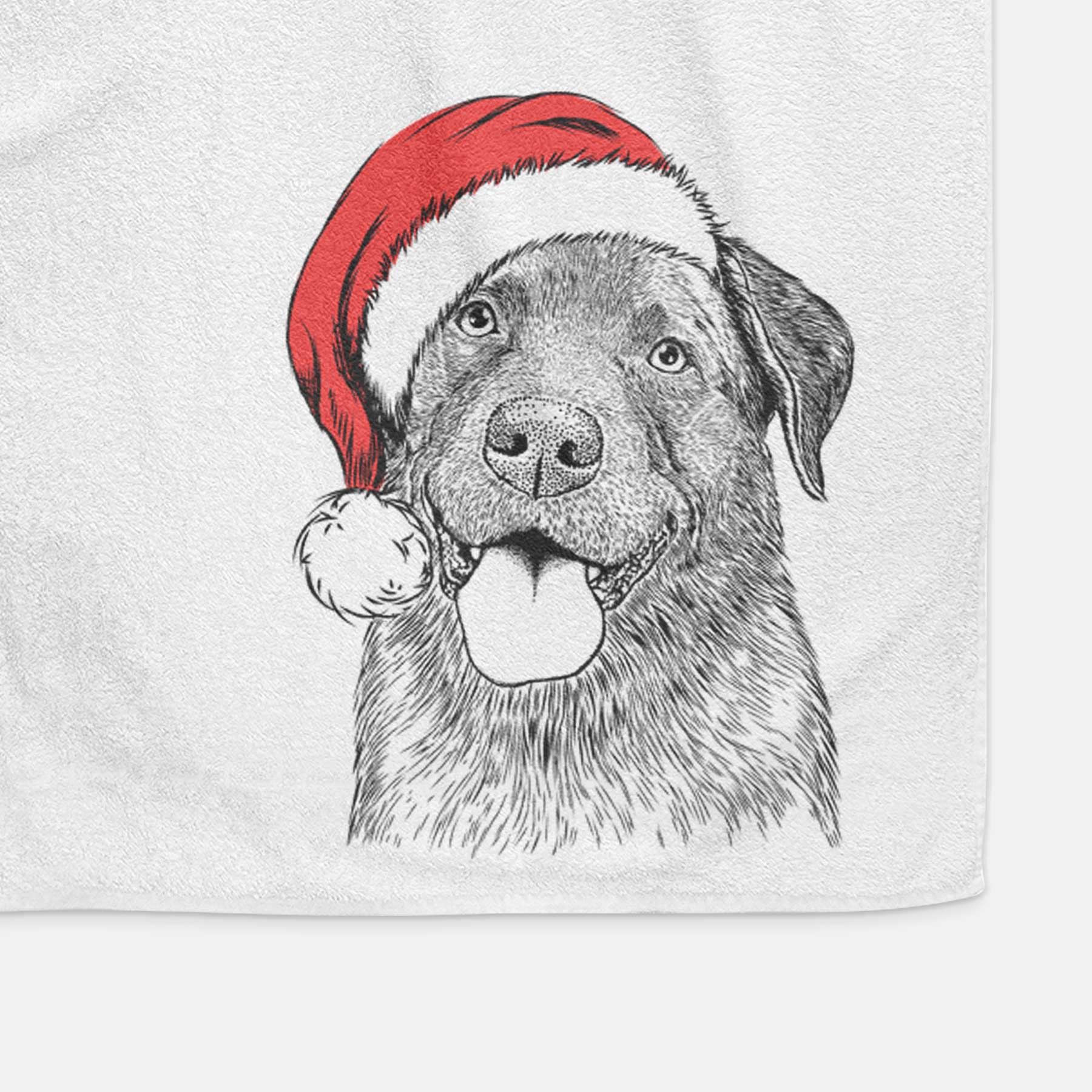 Gonzo the Chocolate Lab Decorative Hand Towel