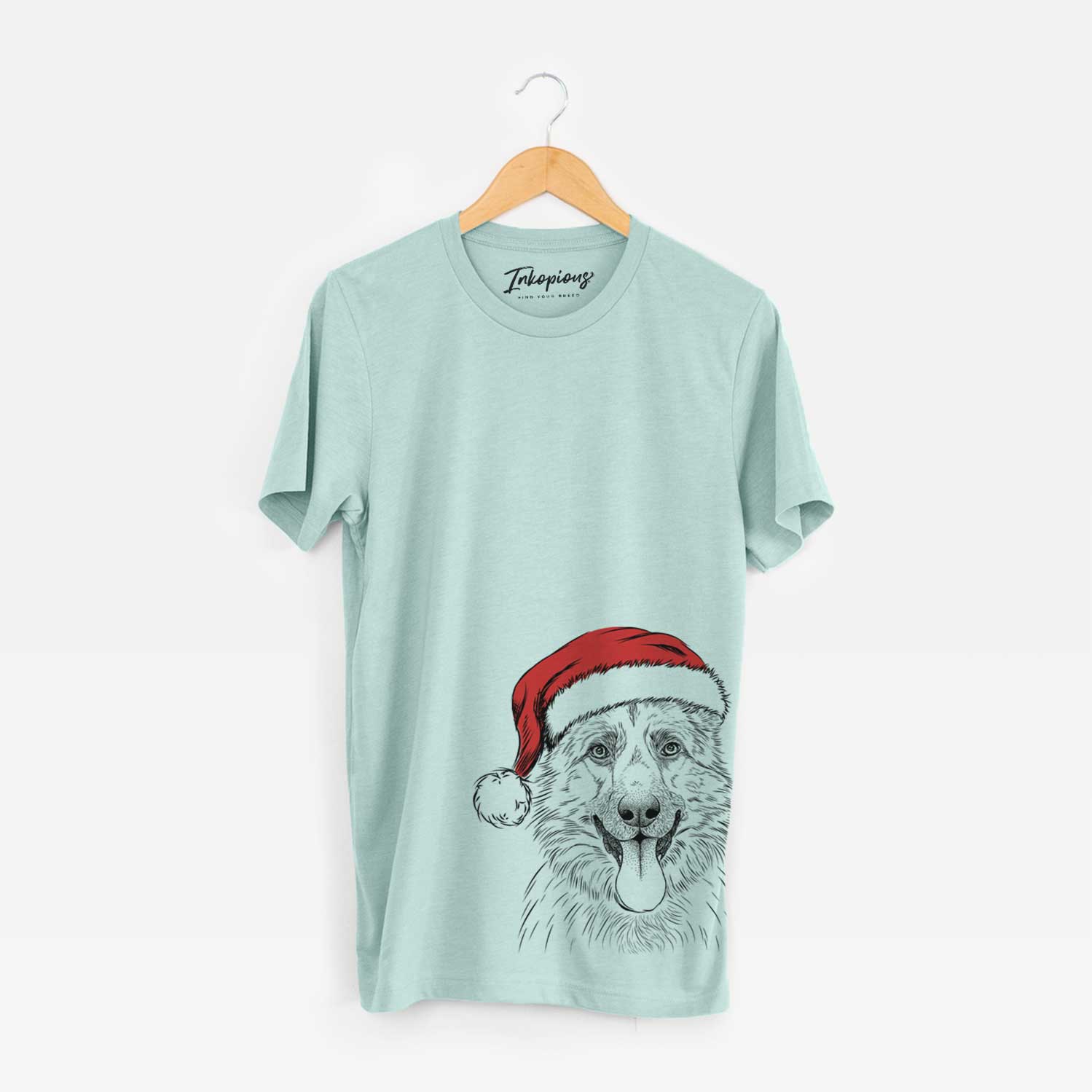 Santa Grace the German Shepherd - Unisex Crewneck