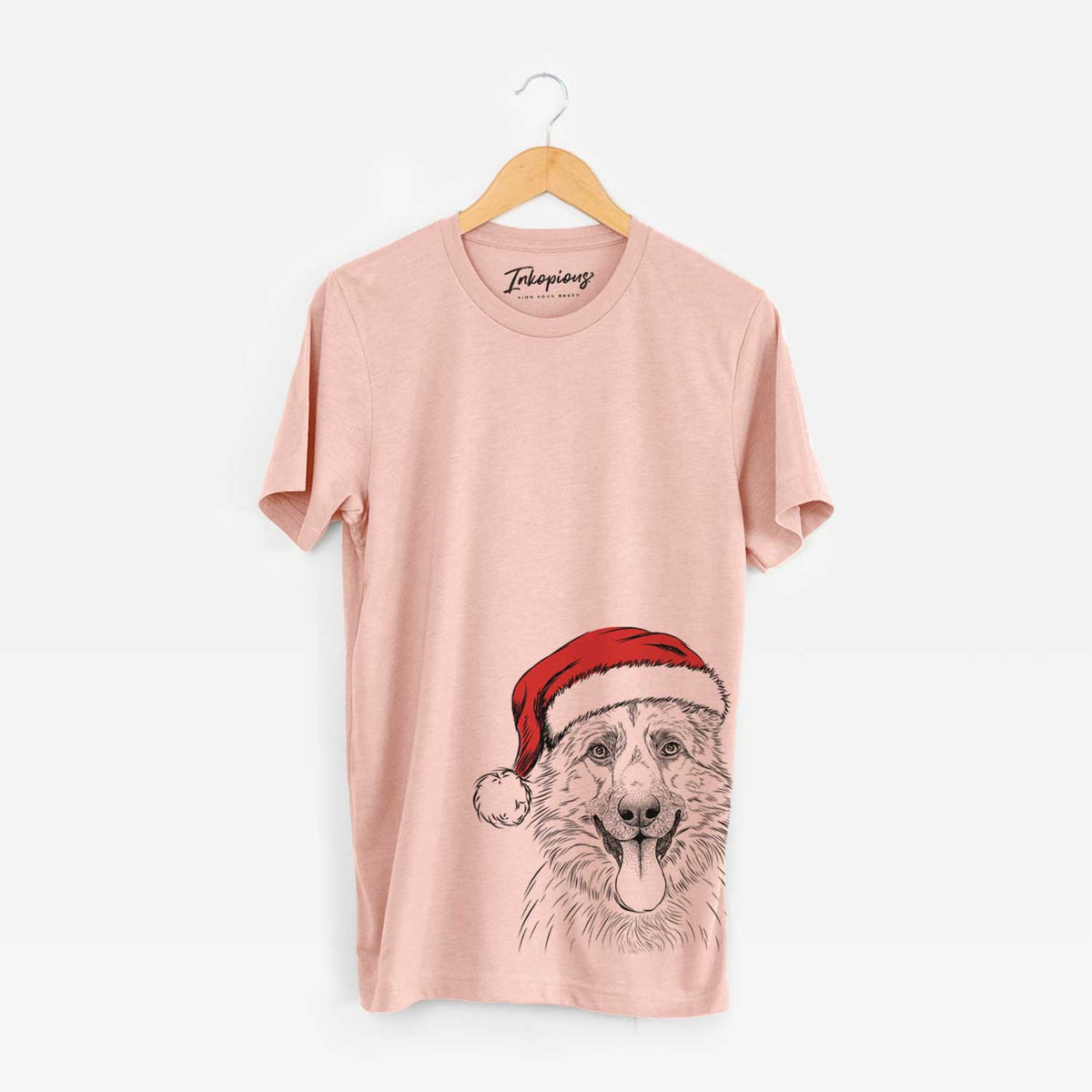 Santa Grace the German Shepherd - Unisex Crewneck