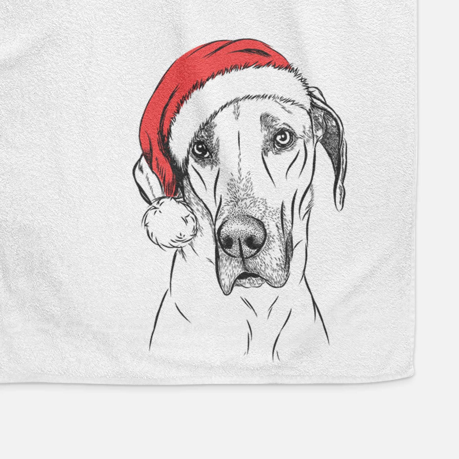 Gracie the Great Dane Decorative Hand Towel