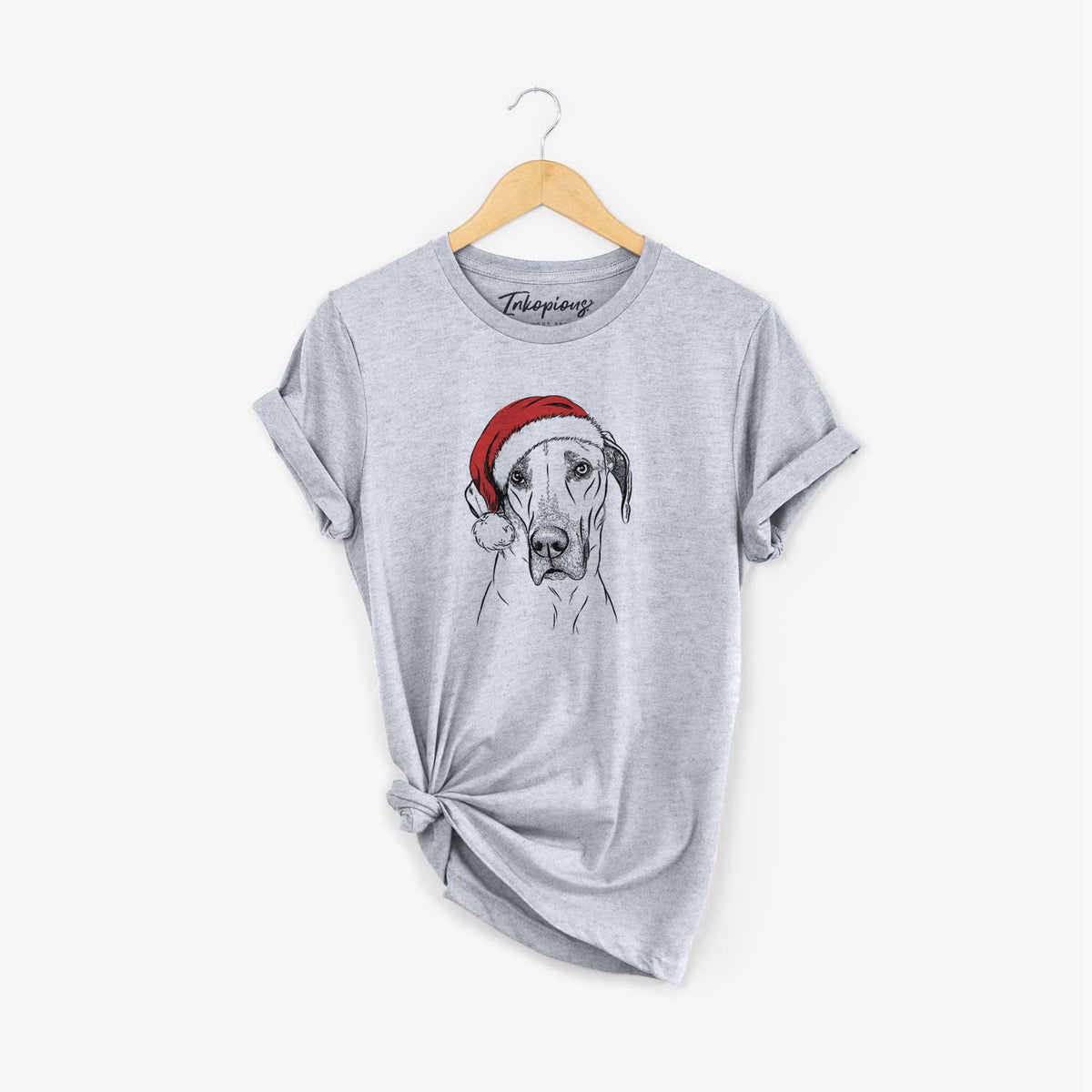 Santa Gracie the Great Dane - Unisex Crewneck