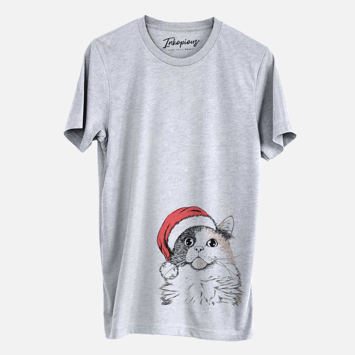 Santa Greta the Calico Cat - Unisex Crewneck