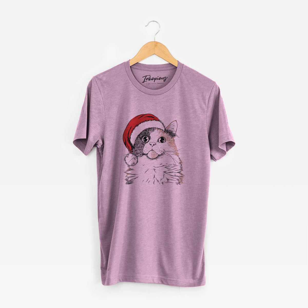 Santa Greta the Calico Cat - Unisex Crewneck