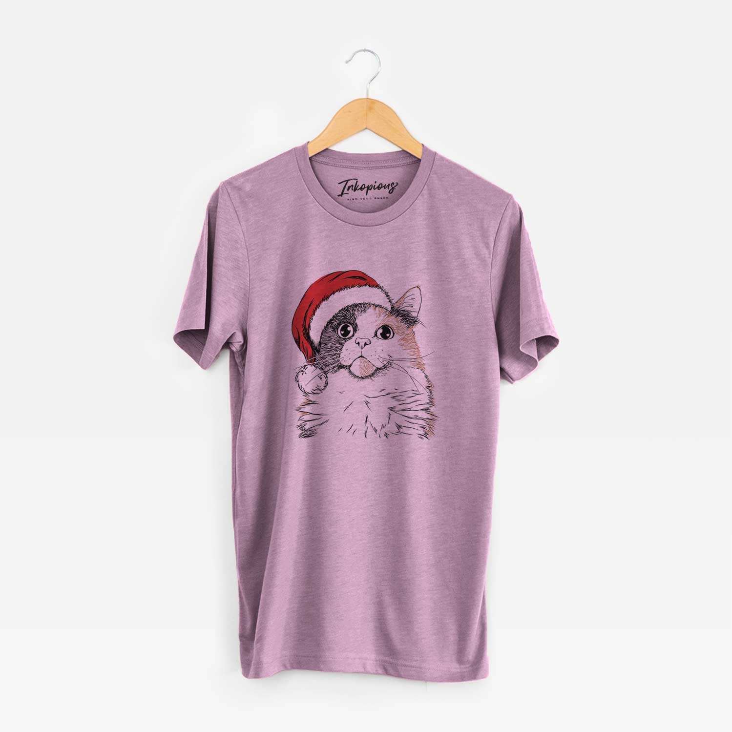 Santa Greta the Calico Cat - Unisex Crewneck