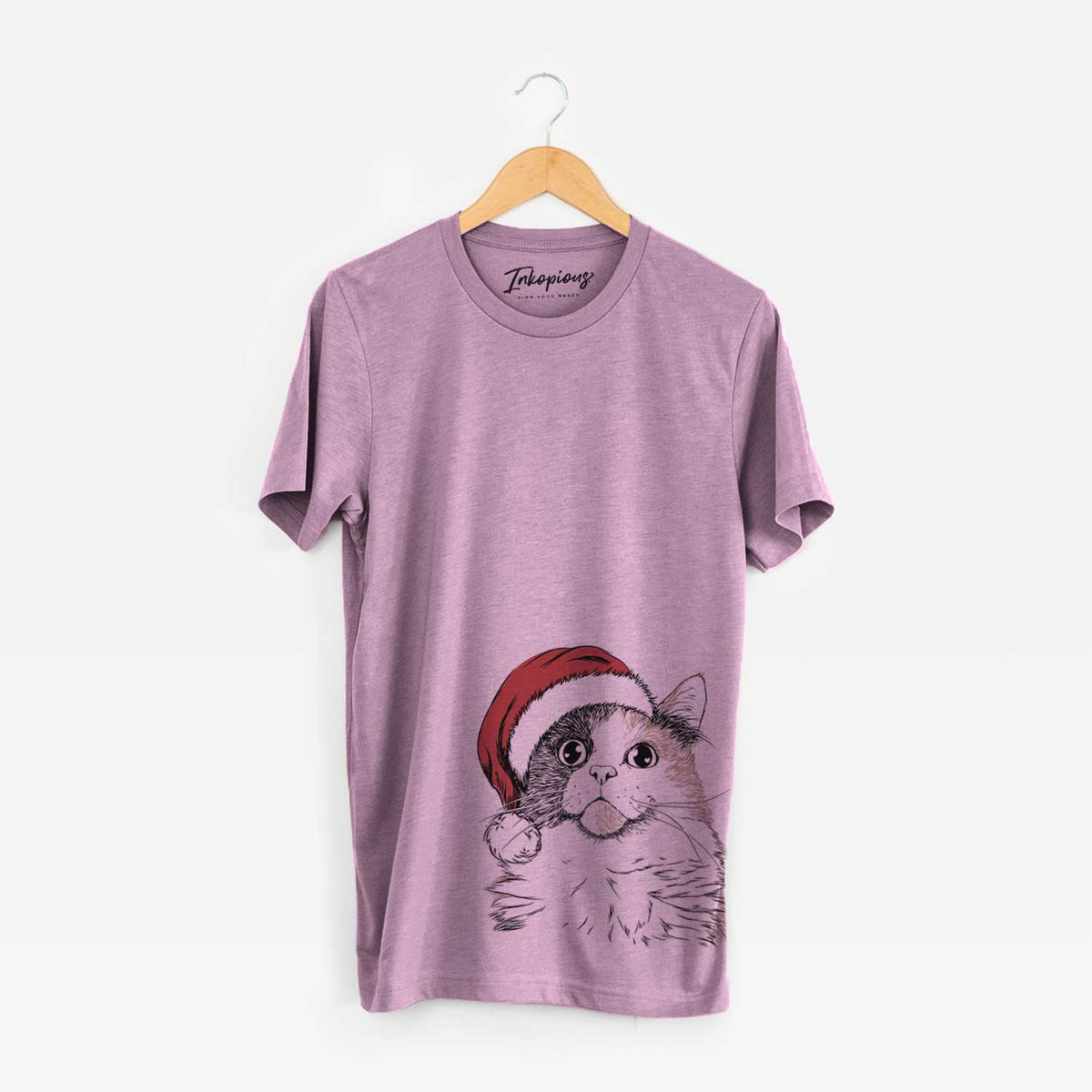 Santa Greta the Calico Cat - Unisex Crewneck
