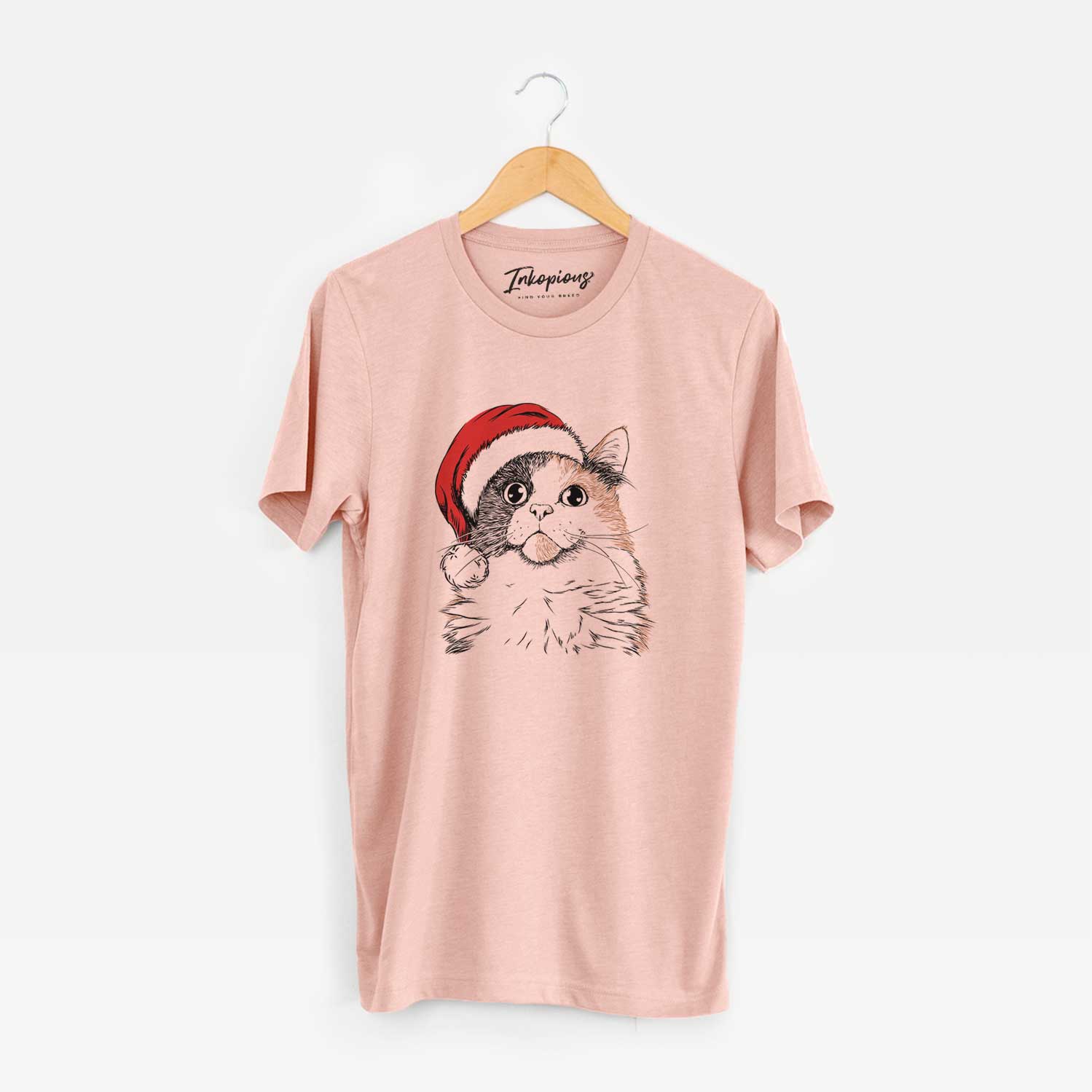Santa Greta the Calico Cat - Unisex Crewneck