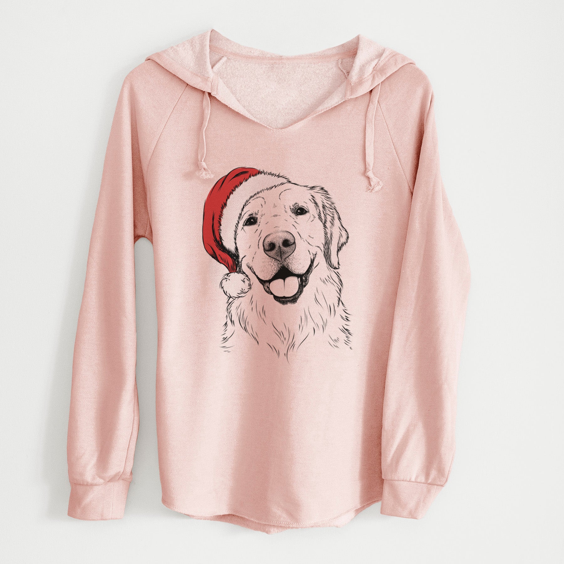 Santa Griffin the Golden Retriever - Cali Wave Hooded Sweatshirt