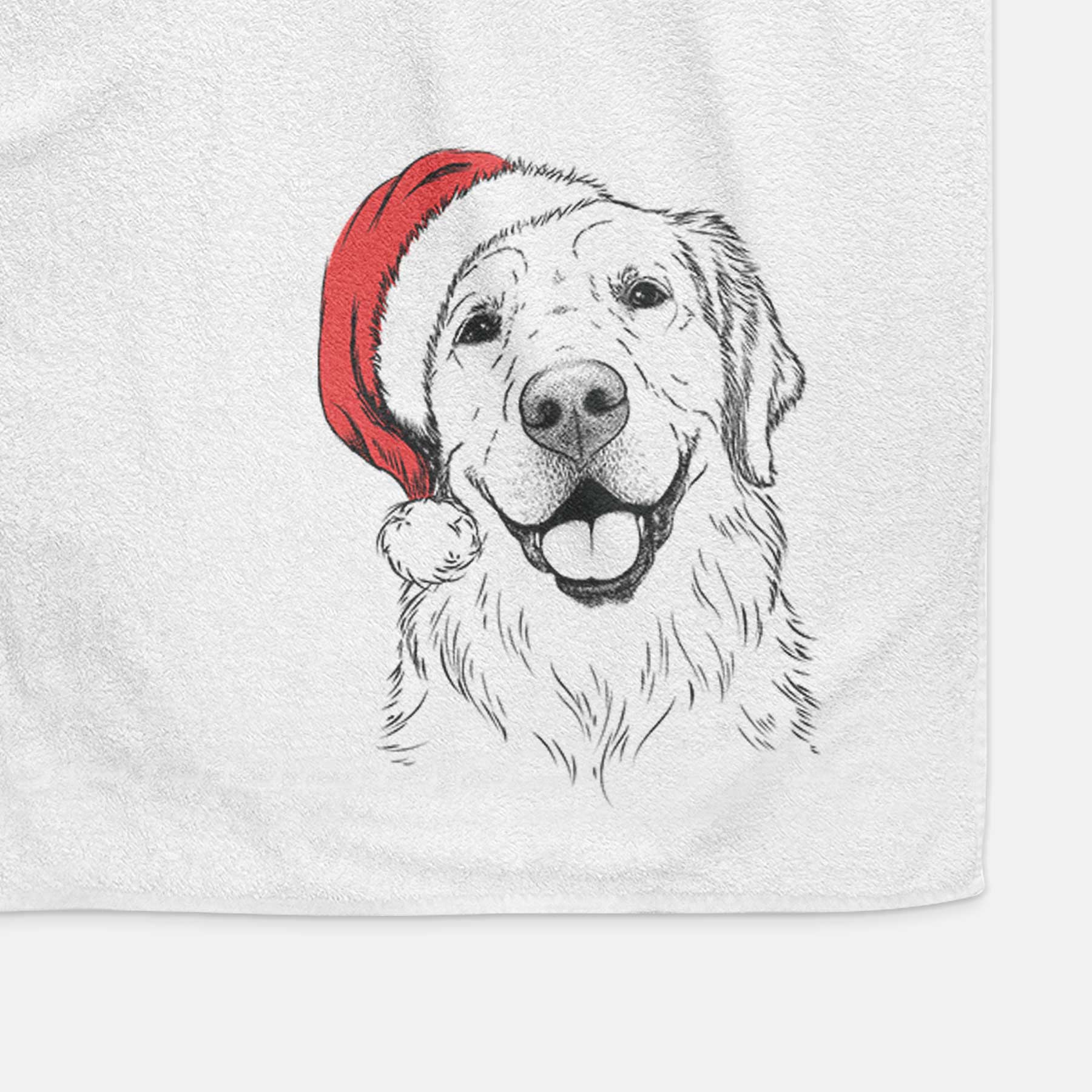 Griffin the Golden Retriever Decorative Hand Towel